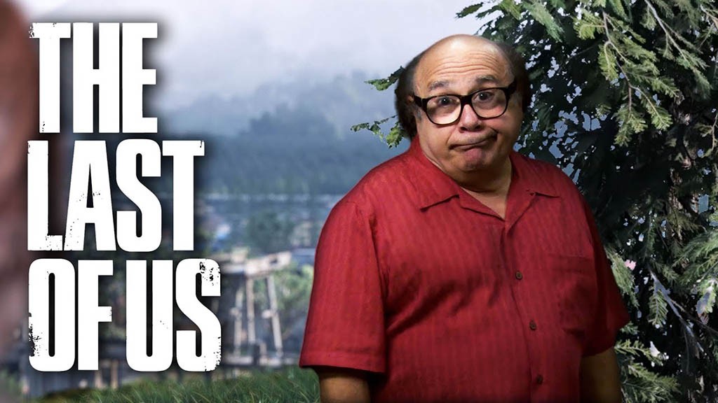 Παρωδία: Ο Frank Reynolds (Danny DeVito) στο The Last of Us