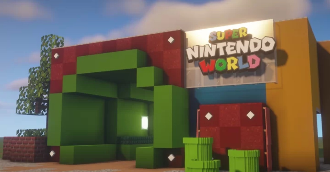 Το Minecraft θα αποκτήσει μία πόλη Super Nintendo World Theme Park