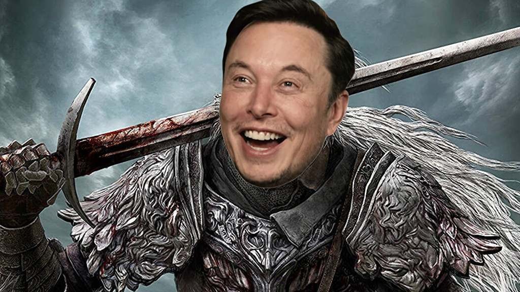 Ο Elon Musk δημοσίευσε το build του στο Elden Ring στο Twitter