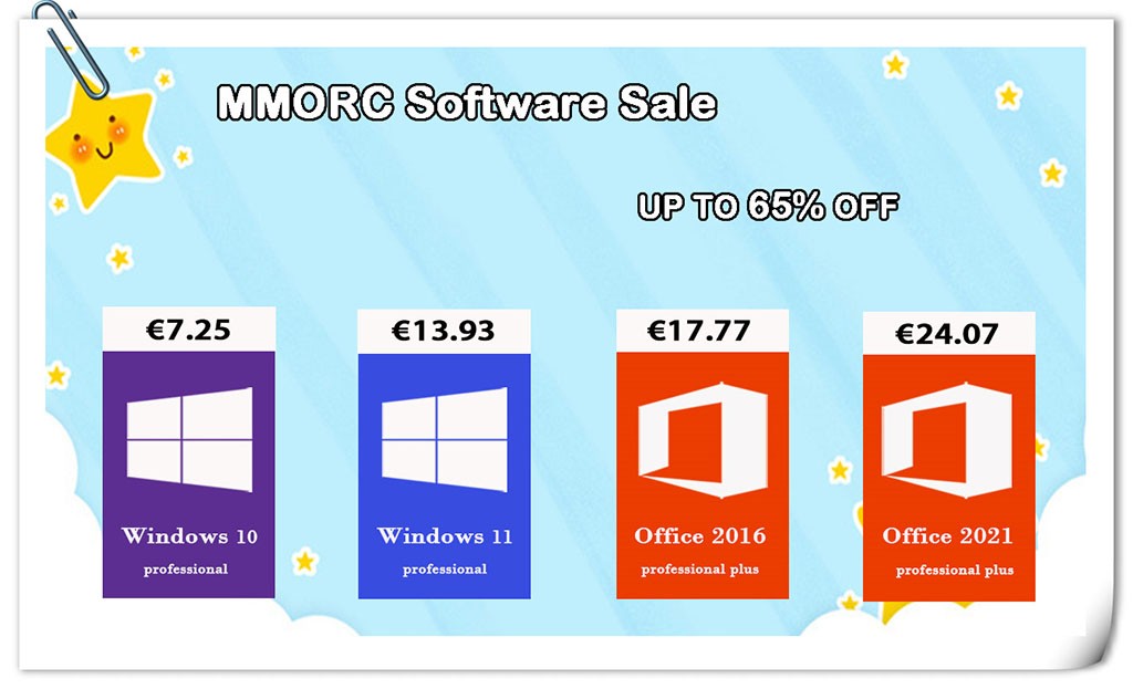 Εκπτώσεις σε software από την MMORC: Windows 10 Pro key με μόλις 7.25 ευρώ!