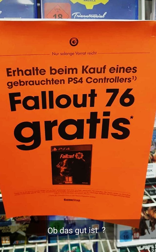 Τo GameStop δίνει δωρεάν Fallout 76 με κάθε DualShock 4