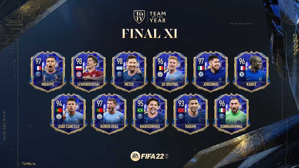 FIFA 22 Team of the Year