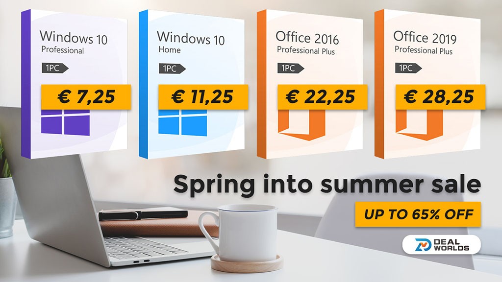 Το Dealworlds δίνει τα Windows 10 Pro με 7.25 ευρώ