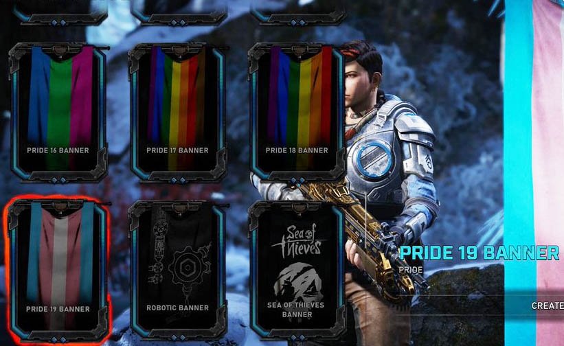 Το Gears 5 έχει 19 σημαίες LGBT Pride