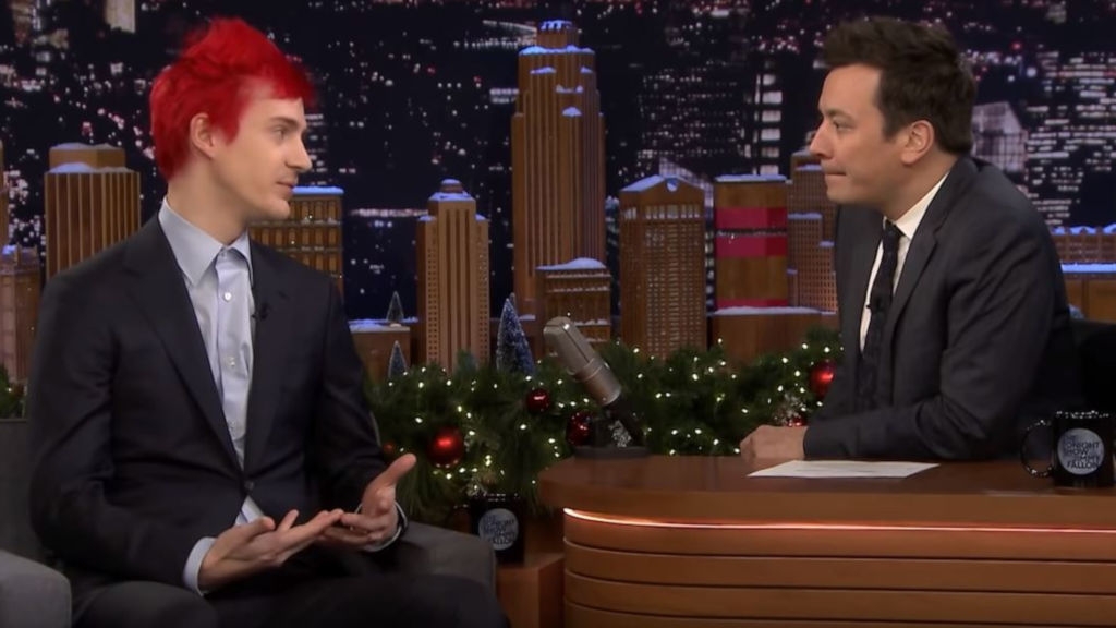 O Ninja στο Tonight Show του Jimmy Fallon