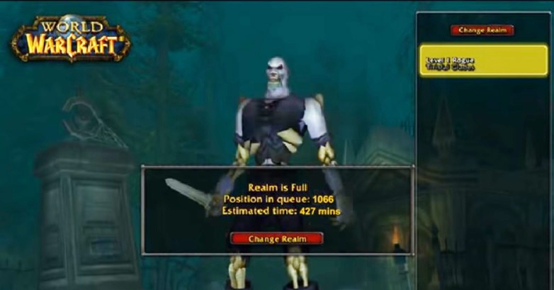 World of Warcraft Classic: Ουρές σε servers