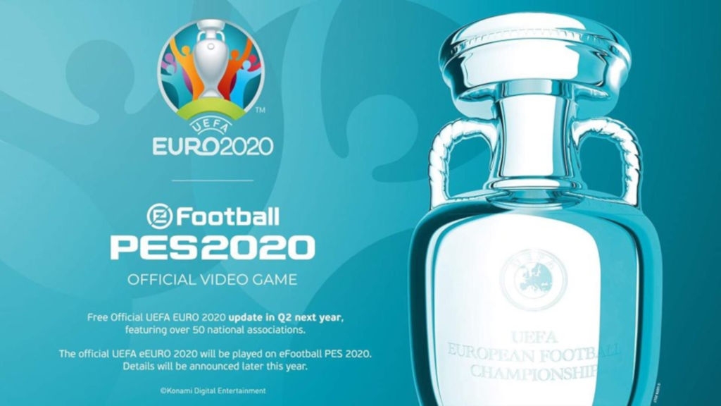 Το Euro 2020 θα είναι διαθέσιμο αποκλειστικά στο eFootball PES 2020