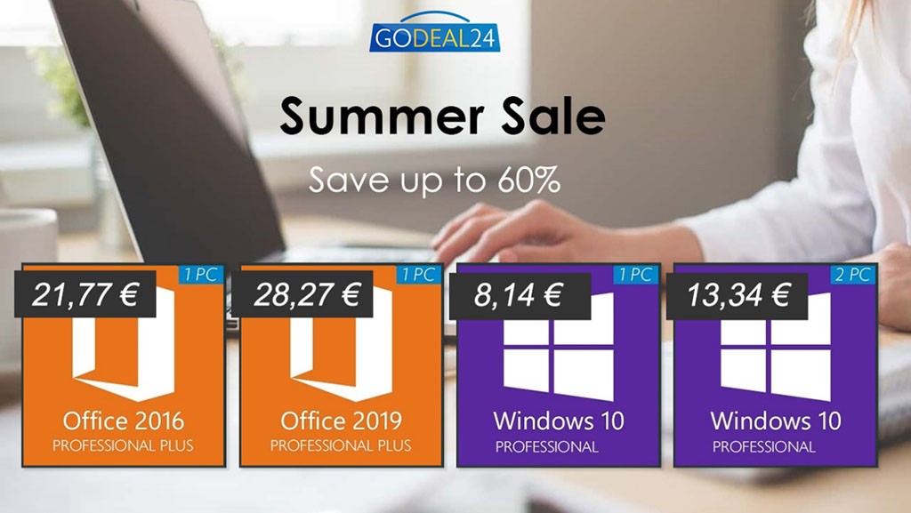 Καλοκαιρινές εκπτώσεις σε Windows και Office έως και 60%