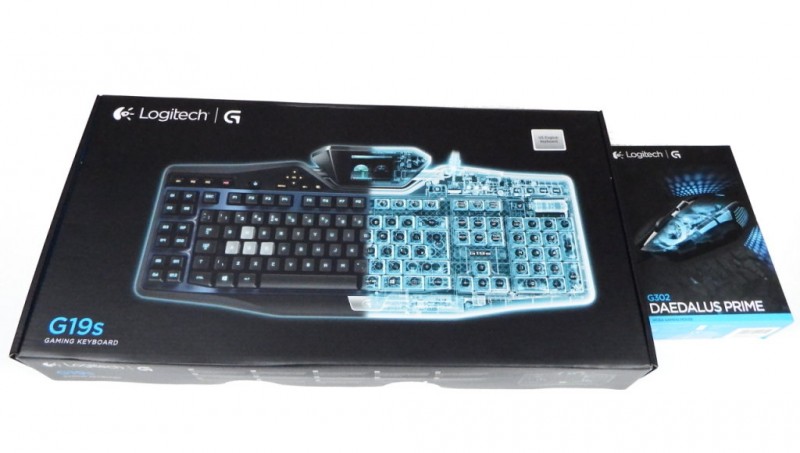 Logitech G19S Gaming Keyboard & G302 Daedalus Prime