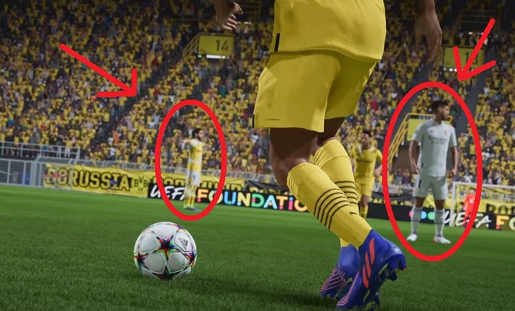 Το gameplay video του FIFA 23 έχει bugs σε παίκτες