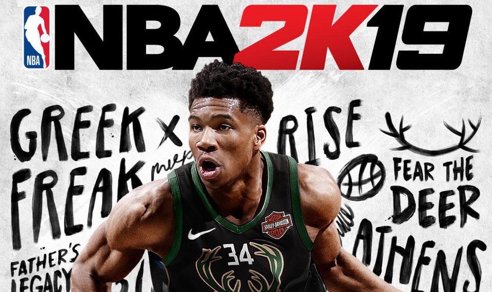 Ο Γιάννης Αντετοκούνμπο στο εξώφυλλο του NBA 2K19