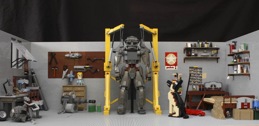 Γκαράζ Fallout 4 φτιαγμένο με τουβλάκια LEGO!