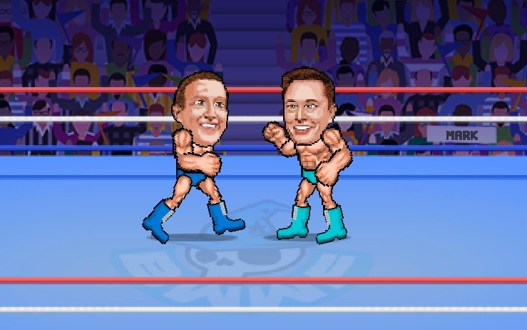 Mark Zuckerberg vs Elon Musk Fighting game