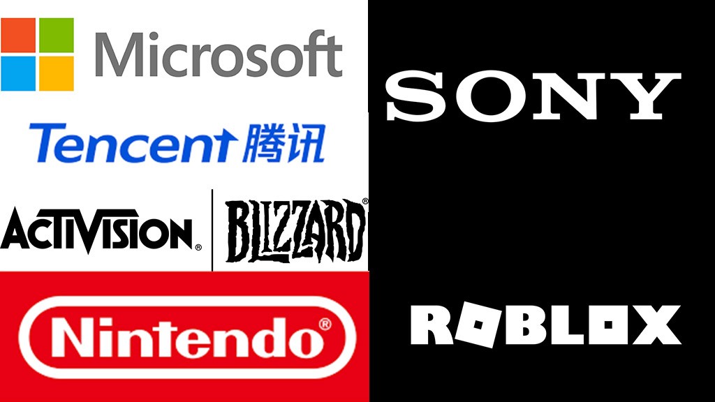 Η θέση των Microsoft, Tencent, Sony, Activision, Nintendo και Roblox στις Top 400 εταιρείες παγκοσμίως