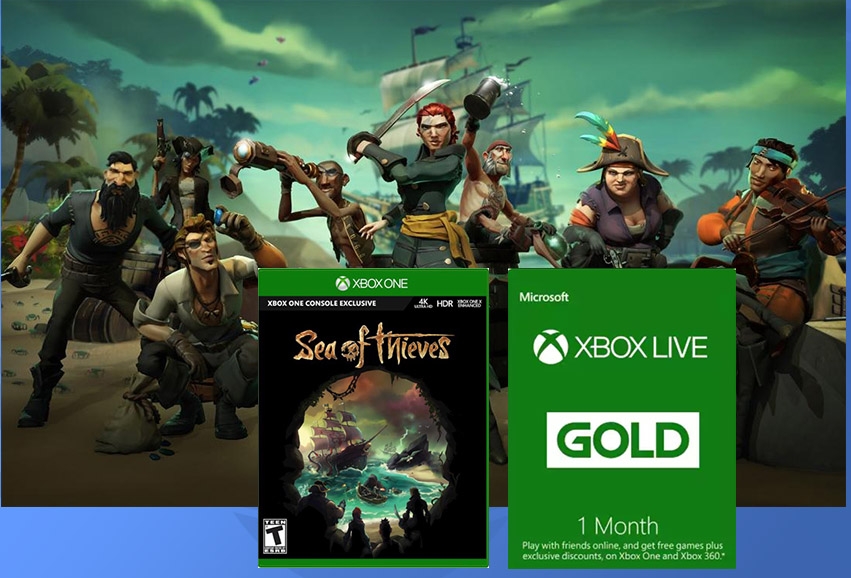 Διαγωνισμός για 3 Sea of Thieves με Xbox Live Gold