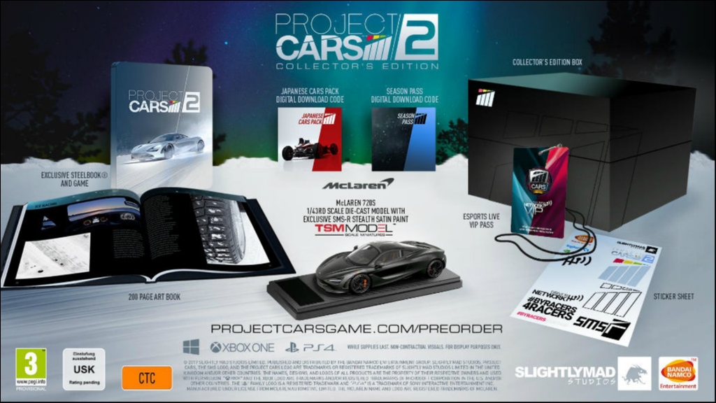 Project Cars 2 Collector’s Editions