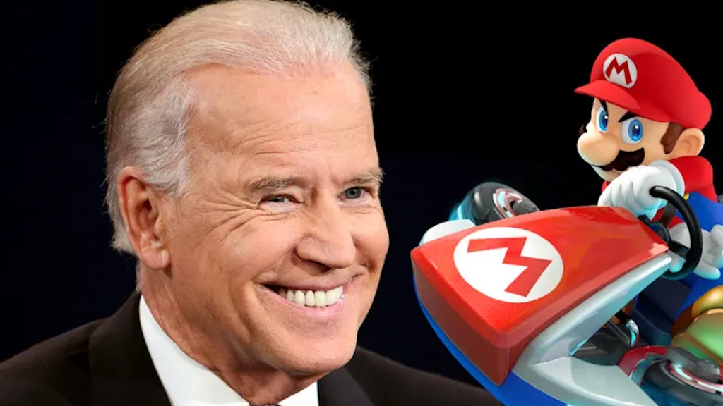 O Joe Biden κέρδισε την εγγονή του στο Mario Kart Arcade GP DX