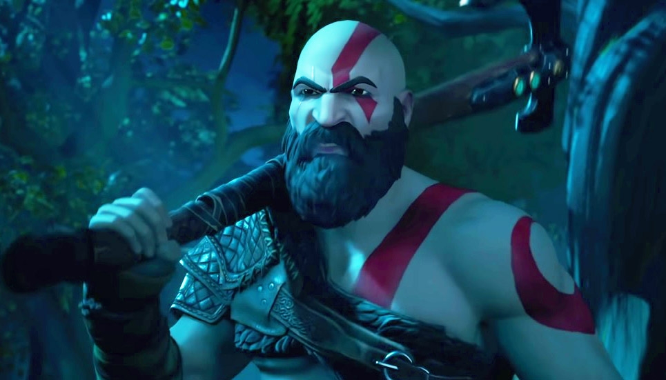 Ο Kratos στο Fortnite