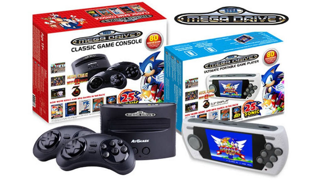 Mega Drive Classic Console και Classic Portable