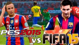 Live: PES 2015-FIFA 15