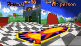 Super Mario 64 σε First-Person mode