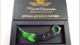 Fadecase Karambit Emerald Counter-Strike Global Offensive Knife